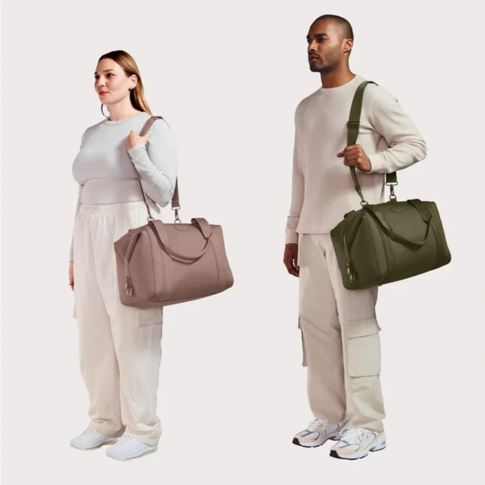 Dagne Dover Landon Carryall Large in Heather Grey (Missing Dust Bag) NWOT - Picture 5 of 5